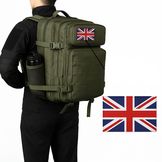 Exodus® Military Tactical Rucksack (+ Free UK Flag Velcro Badge)